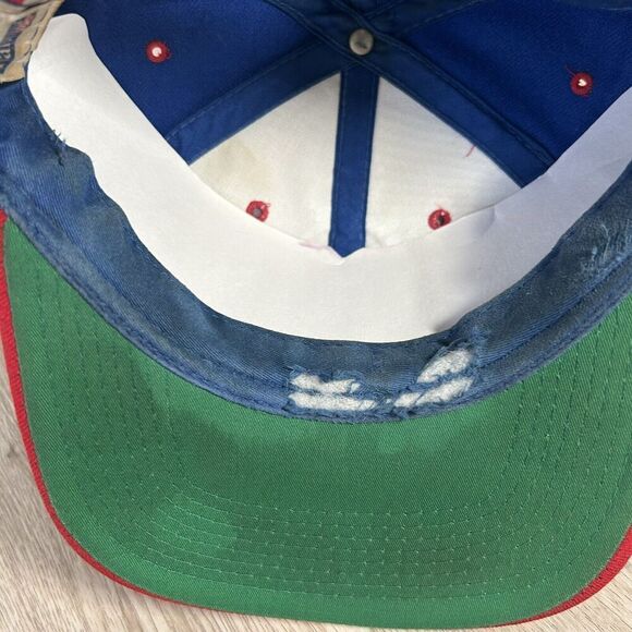 Vintage Starter New York Giants Hat Snapback NFL Football Wool Blue Red Cap‎ - Picture 5 of 8